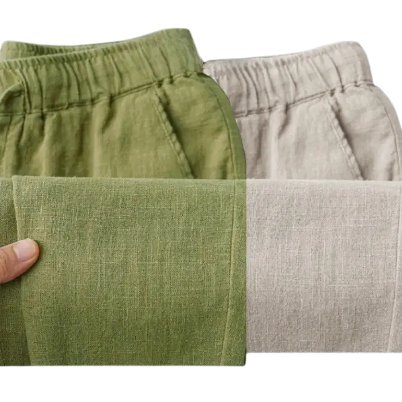 2 Pcs Combo) Summer Comfortable Soft Cotton Trouser