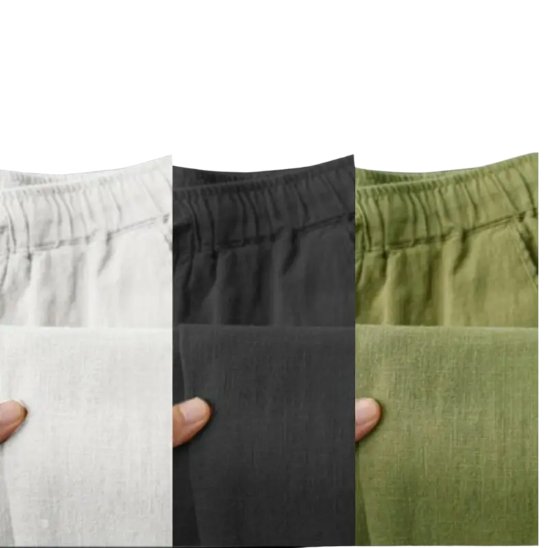 3 Pcs Combo) Summer Comfortable Soft Cotton Trouser