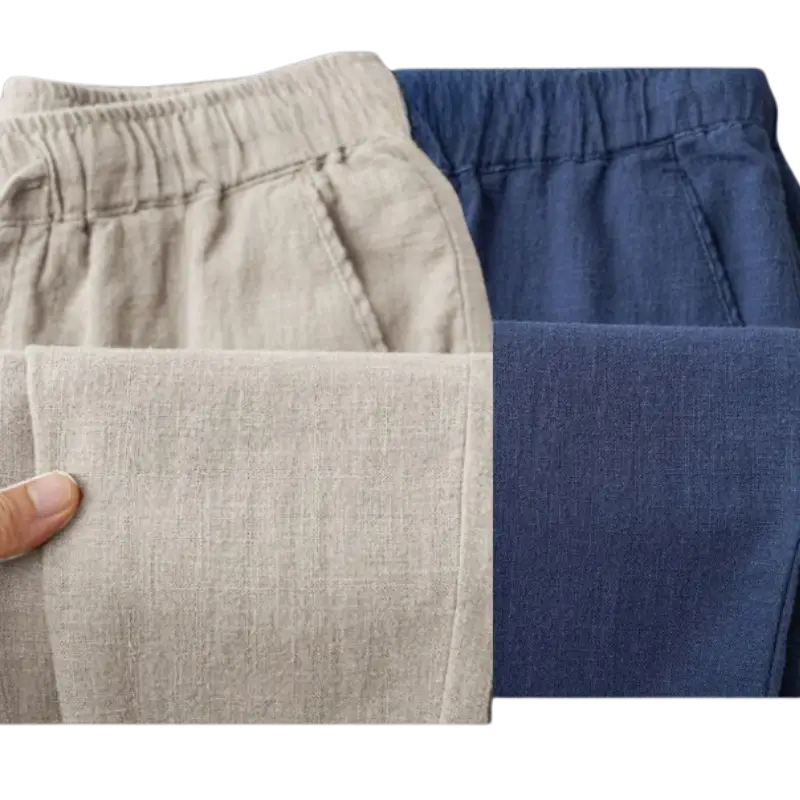 (2 Pcs Combo) Summer Comfortable Soft Cotton Trouser