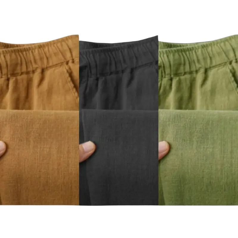 3 Pcs Combo) Summer Comfortable Soft Cotton Trouser