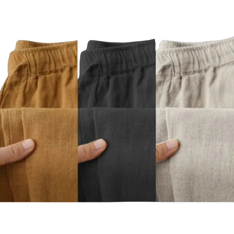 3 Pcs Combo-Summer Comfortable Soft Cotton Trouser